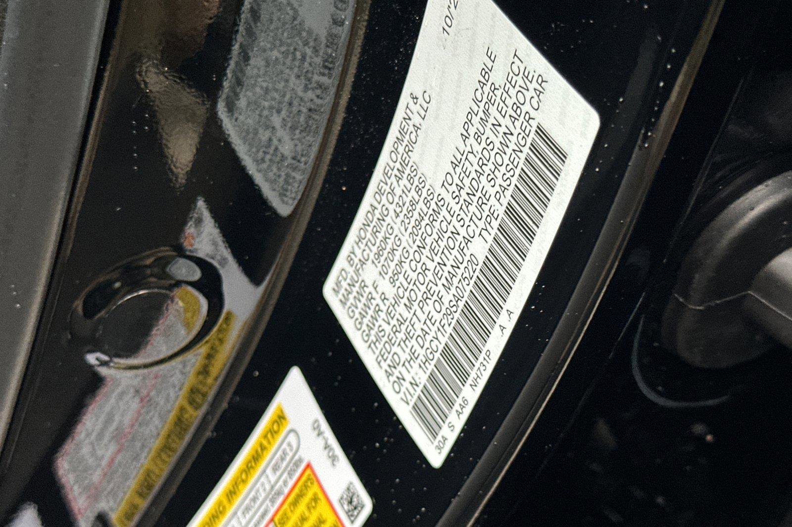 Certified 2025 Honda Accord LX image 27