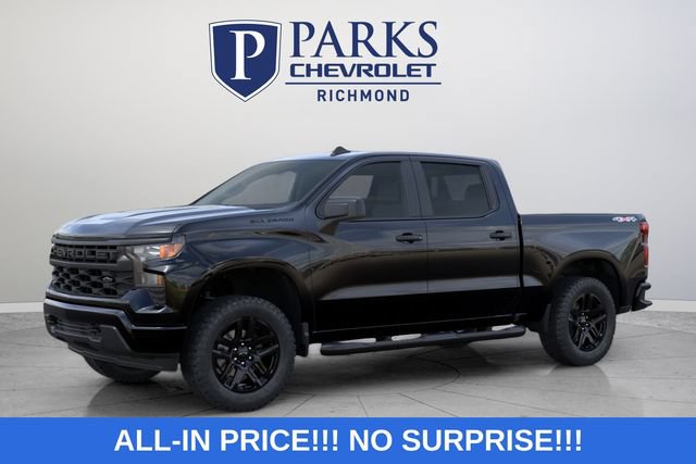 New 2026 Chevrolet Silverado 1500 Custom w/ Turbomax Blackout Package AWD/4WD image 5
