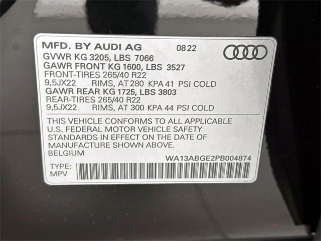 Certified 2023 Audi e-tron Prestige w/ Prestige Package image 36