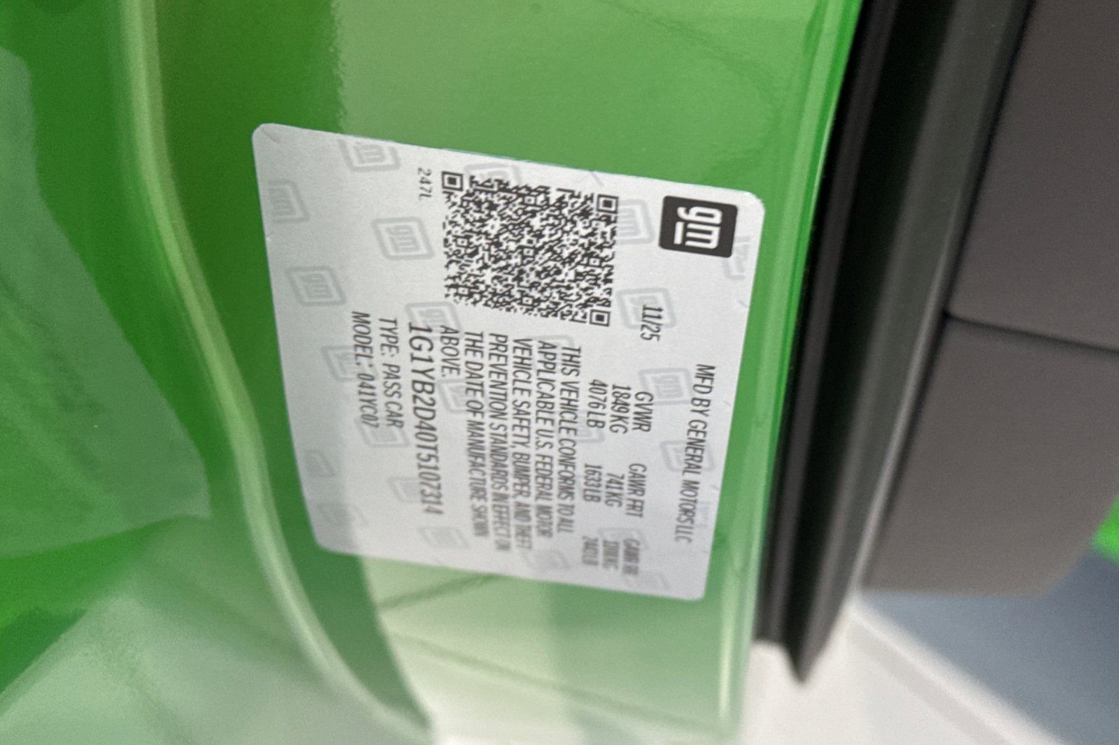 New 2026 Chevrolet Corvette Stingray Preferred Cpe w/ Z51 Performance Package image 24