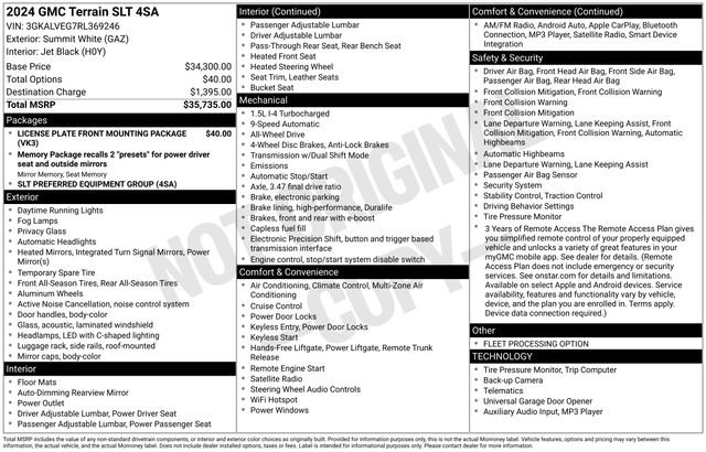 Used 2024 GMC Terrain SLT image 20