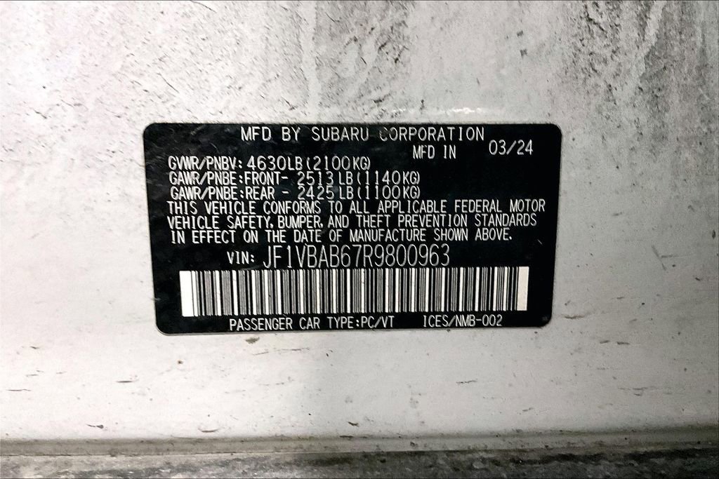 Used 2024 Subaru WRX image 19