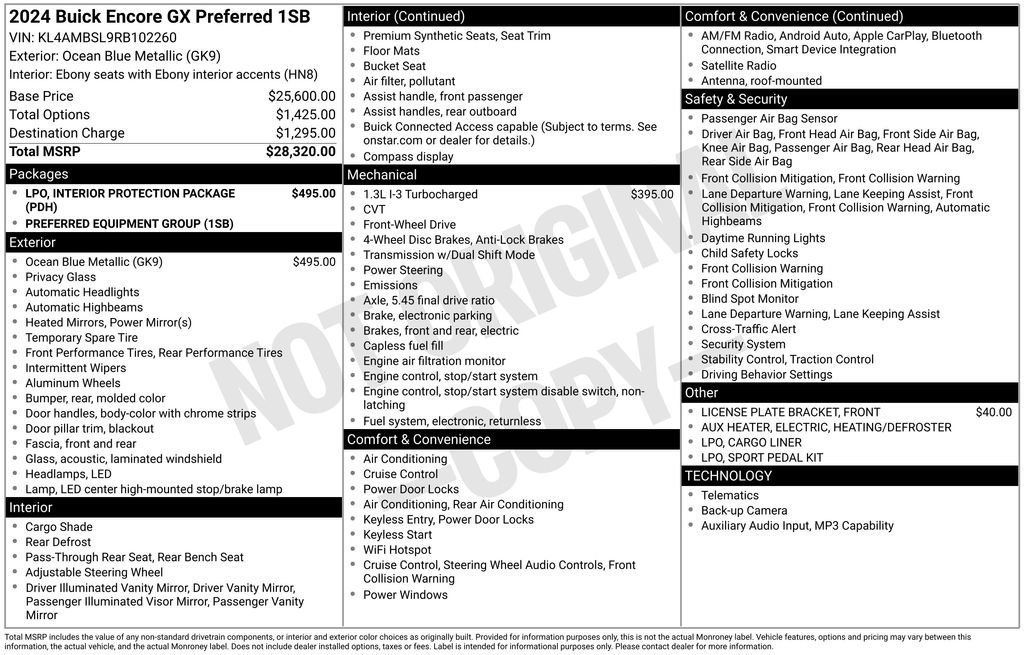 Used 2024 Buick Encore GX Preferred image 36