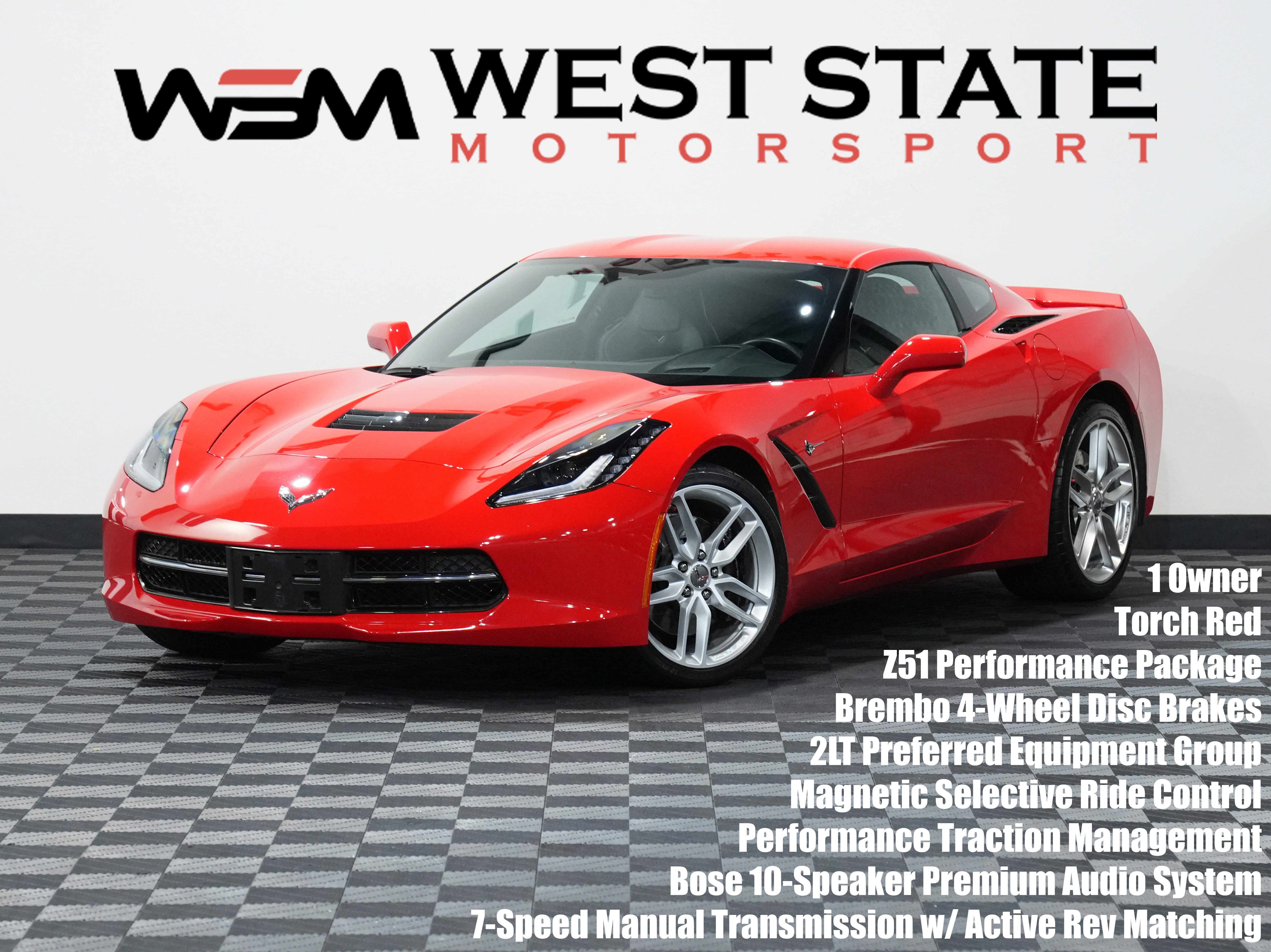 Used 2014 Chevrolet Corvette Stingray Coupe w/ 2LT Preferred Equipment Group image 1
