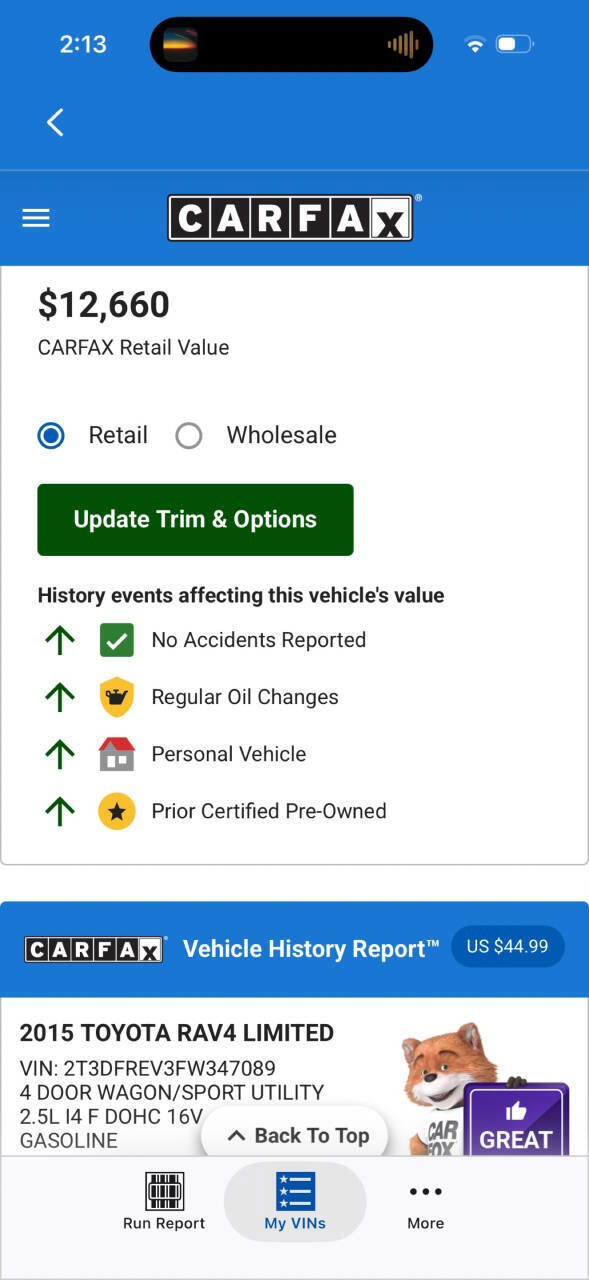 Used 2015 Toyota RAV4 Limited image 15