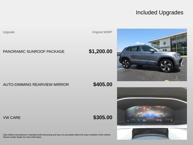 Used 2026 Volkswagen Taos SE w/ Panoramic Sunroof Package AWD/4WD image 4