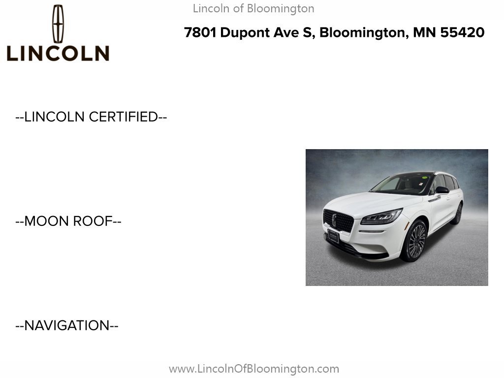 Certified 2022 Lincoln Corsair AWD w/ Premium Package image 6