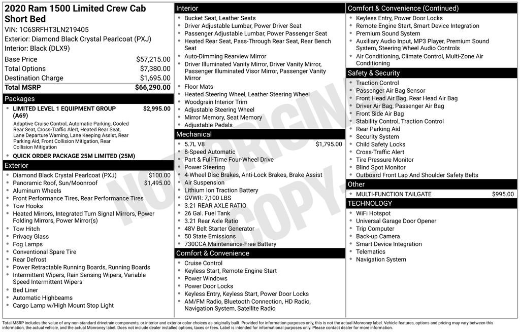 Used 2020 RAM 1500 Limited image 4