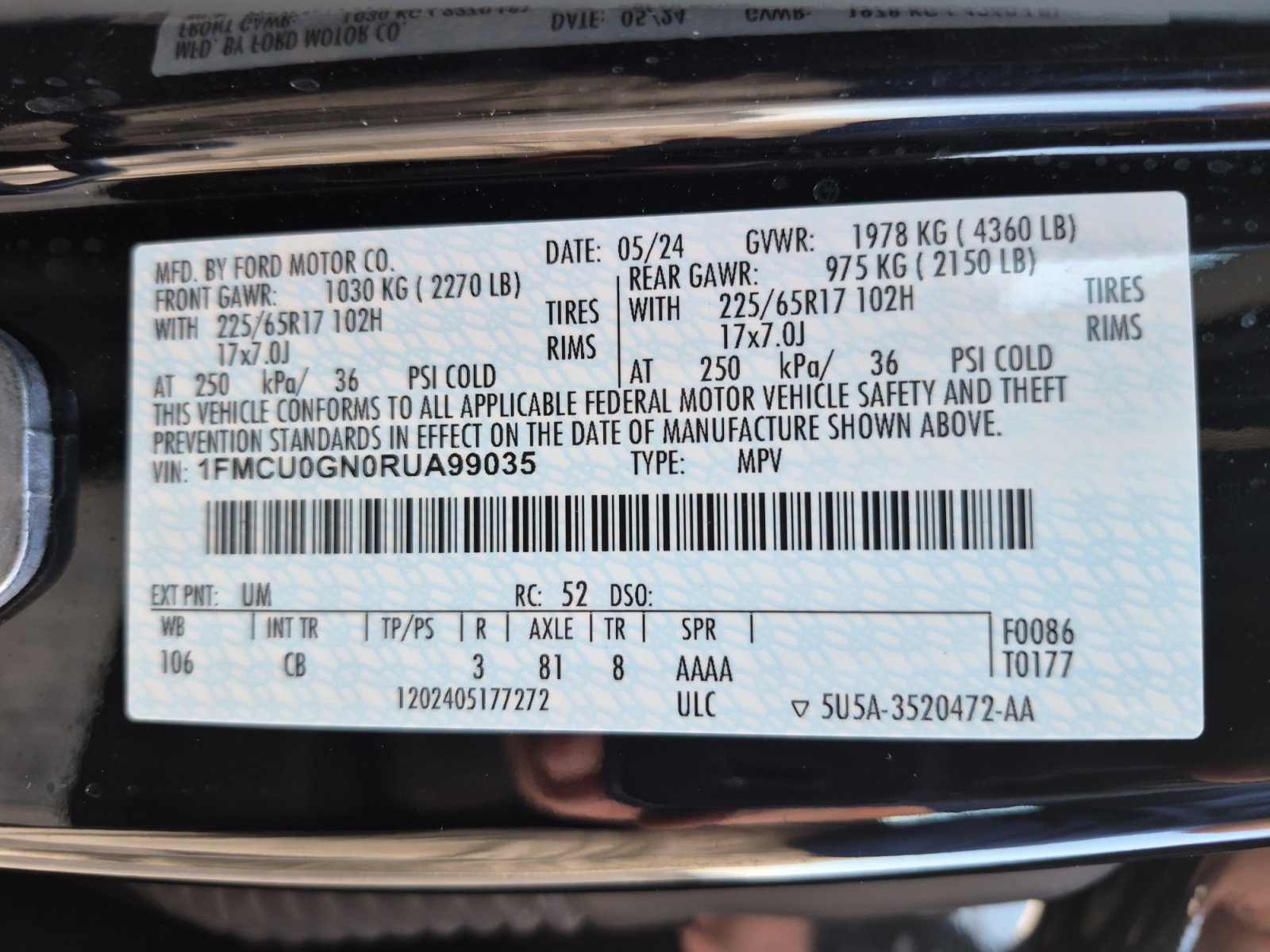 Used 2024 Ford Escape Active image 26