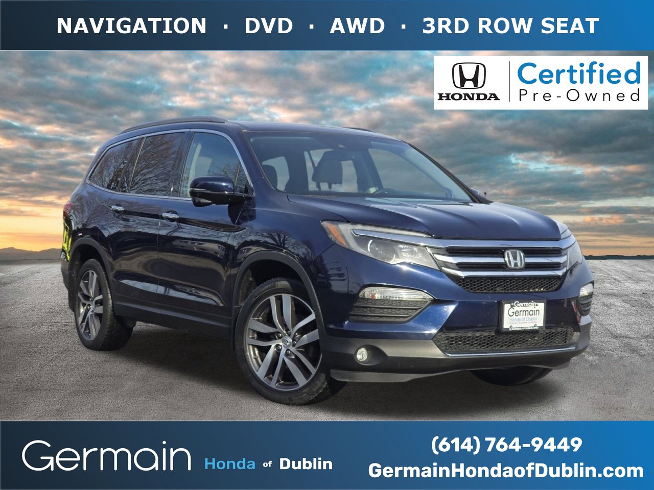 Used 2018 Honda Pilot Touring image 1
