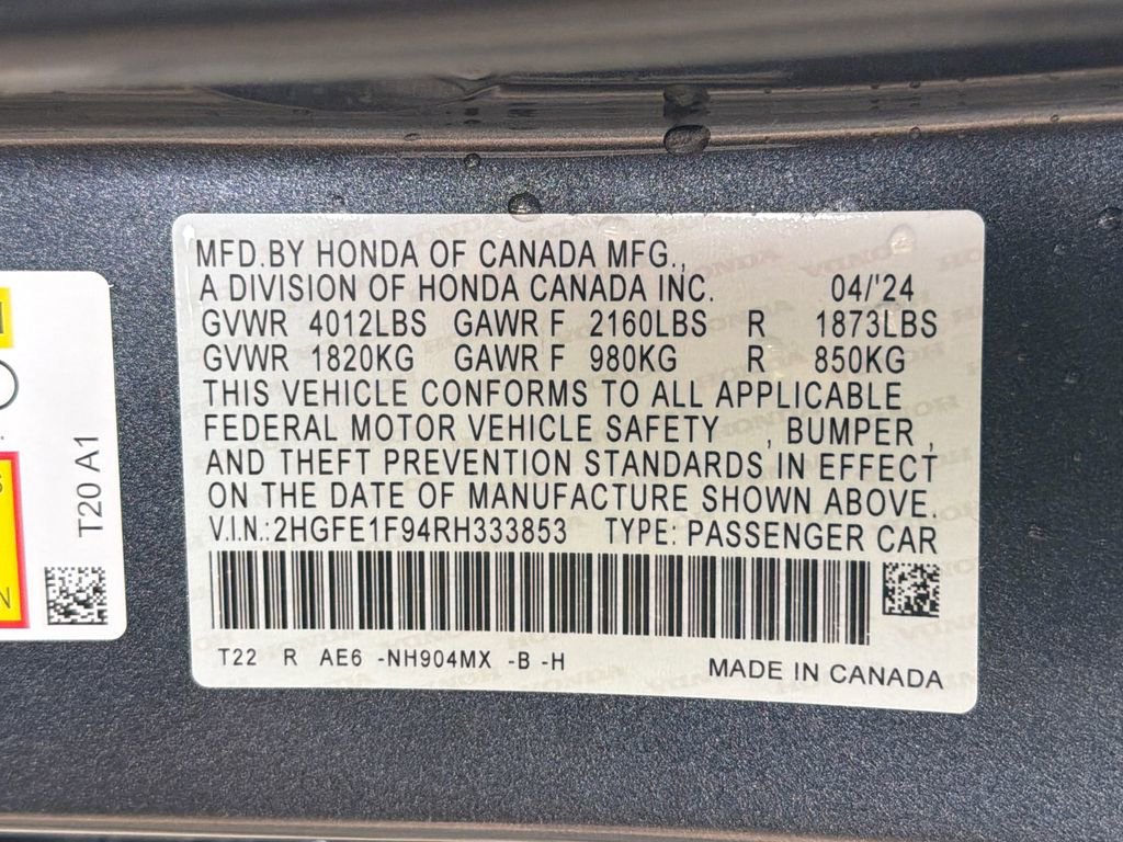 Used 2024 Honda Civic Touring image 36