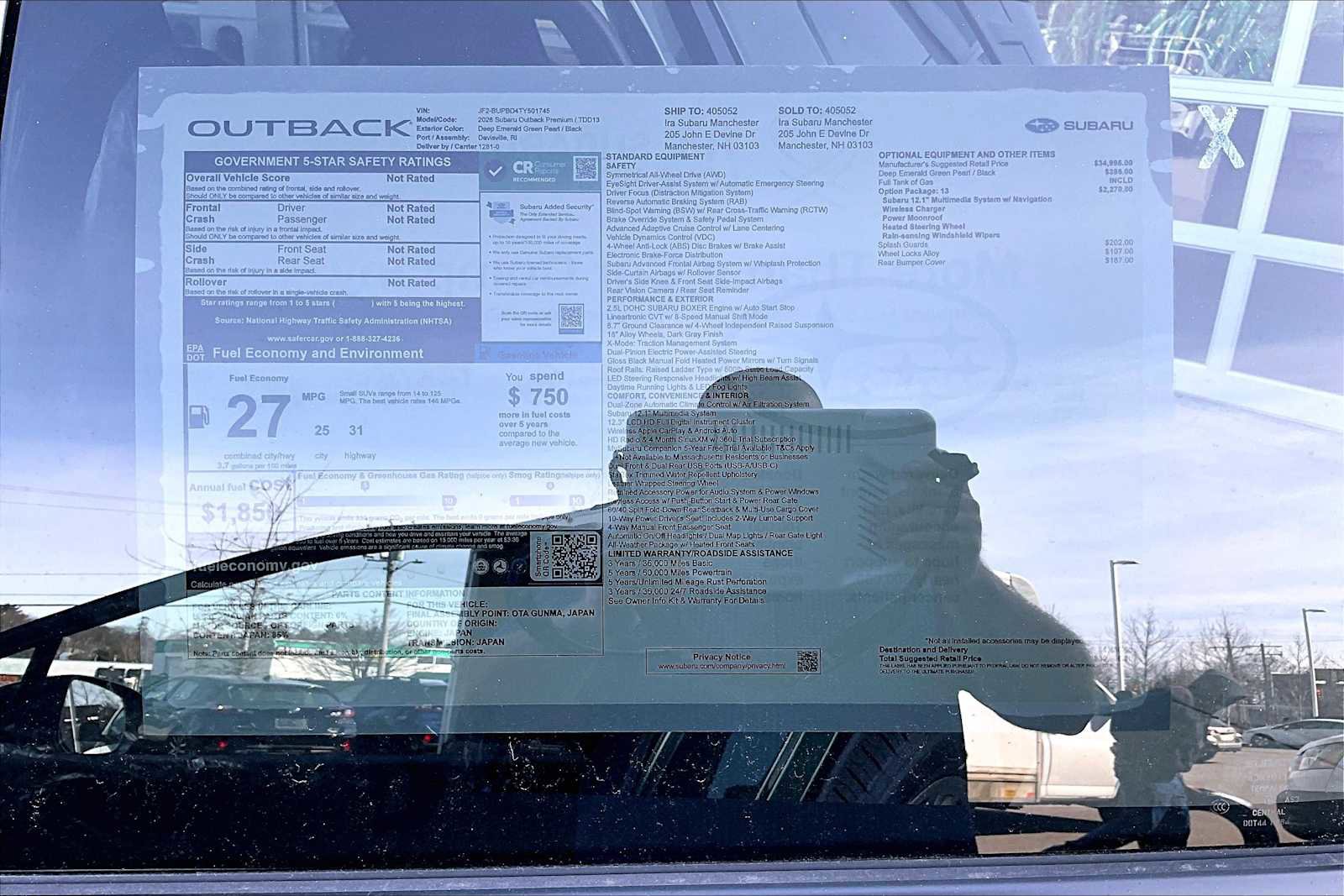 New 2026 Subaru Outback Premium image 18