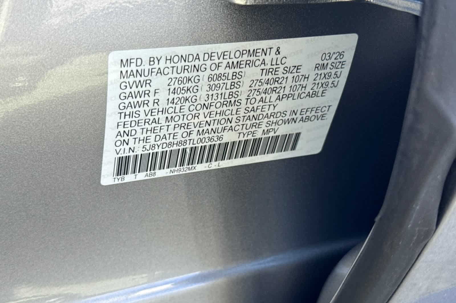 New 2026 Acura MDX Type S w/ Advance Package AWD/4WD image 25