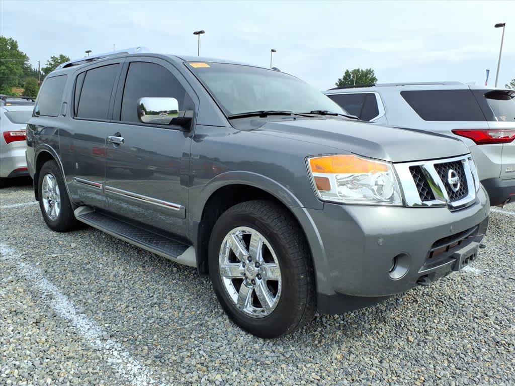 Used 2014 Nissan Armada Platinum w/ 2nd Row Captain Seat Package AWD/4WD image 12