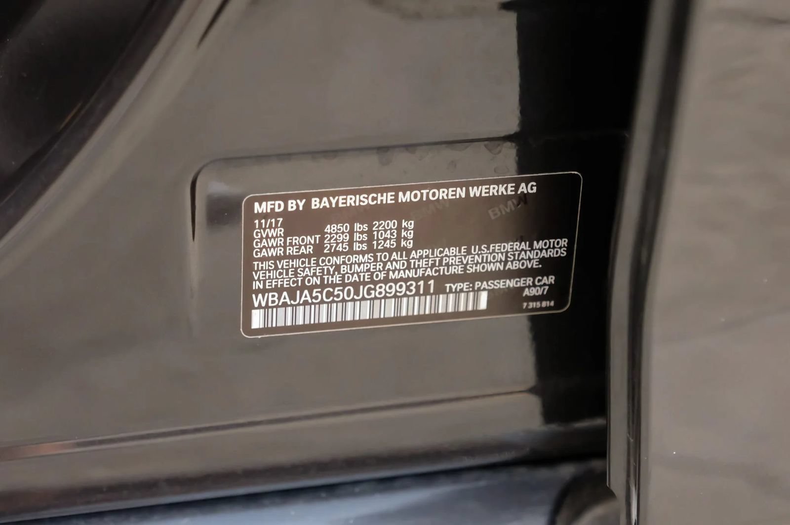 Used 2018 BMW 530i RWD image 70