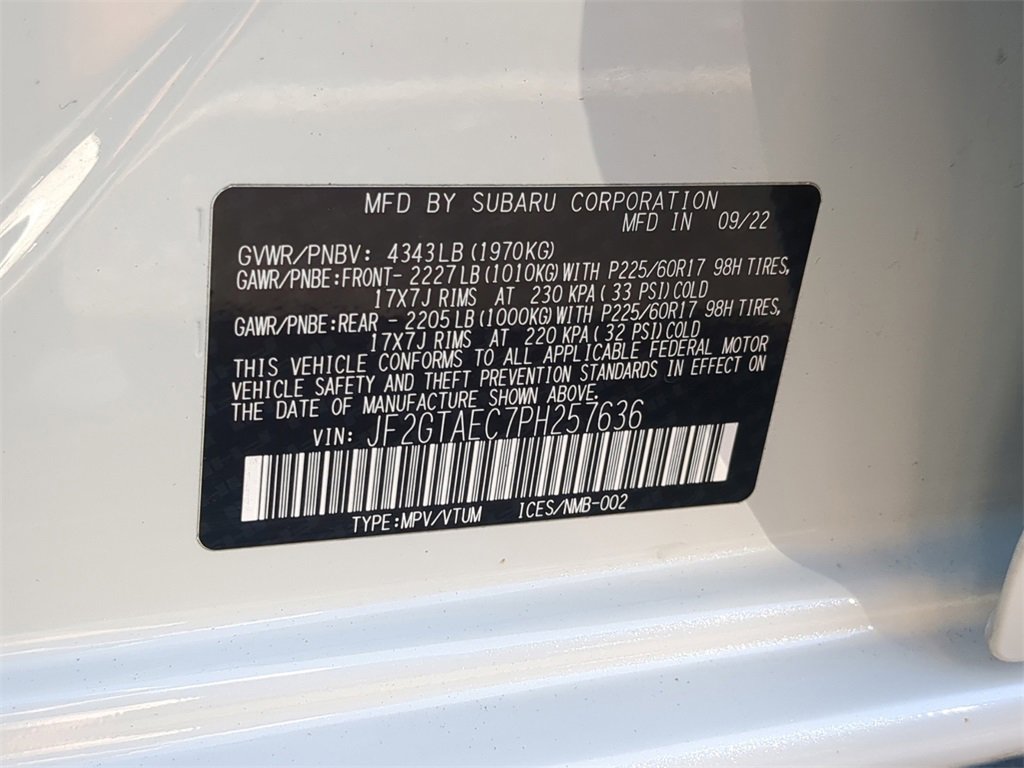 Used 2023 Subaru Crosstrek 2.0i Premium image 34