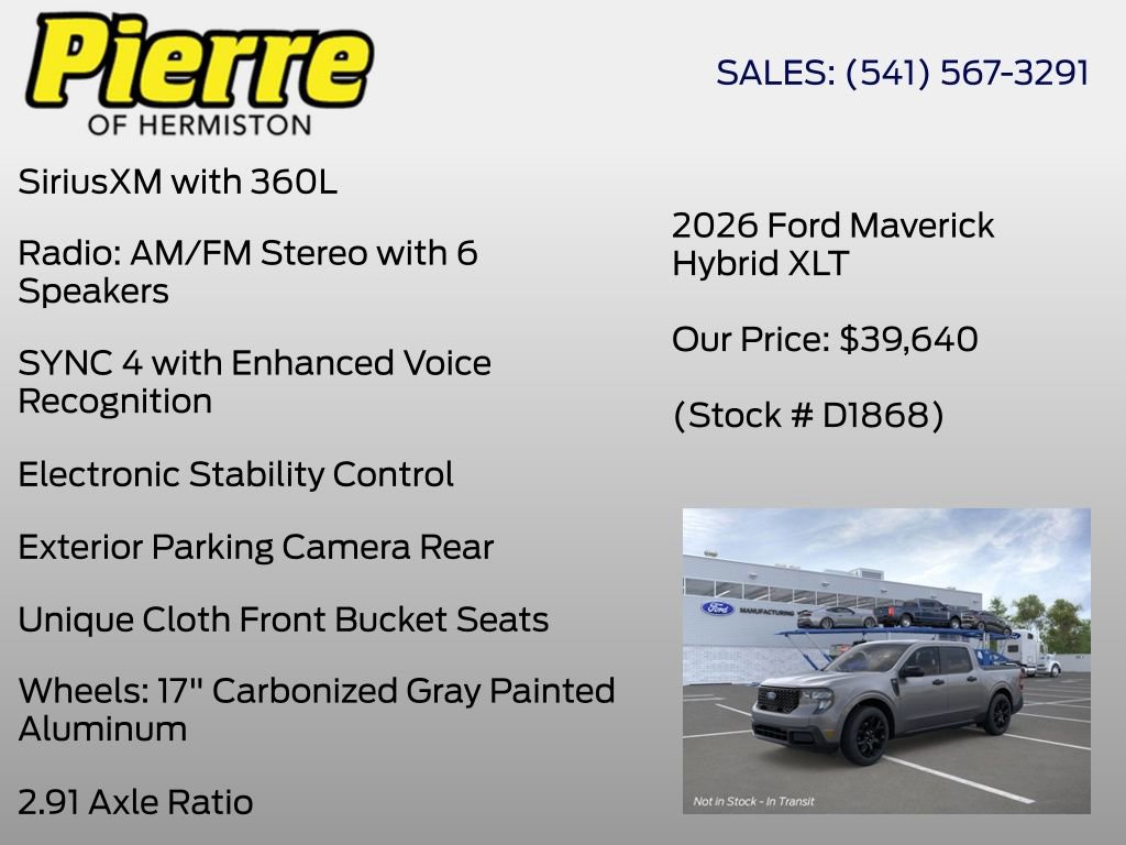 New 2026 Ford Maverick XLT image 12