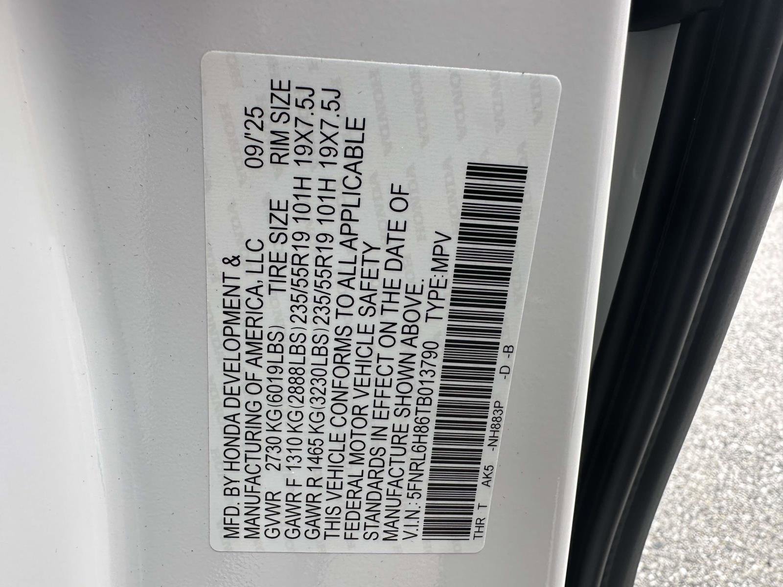 New 2026 Honda Odyssey Touring image 34