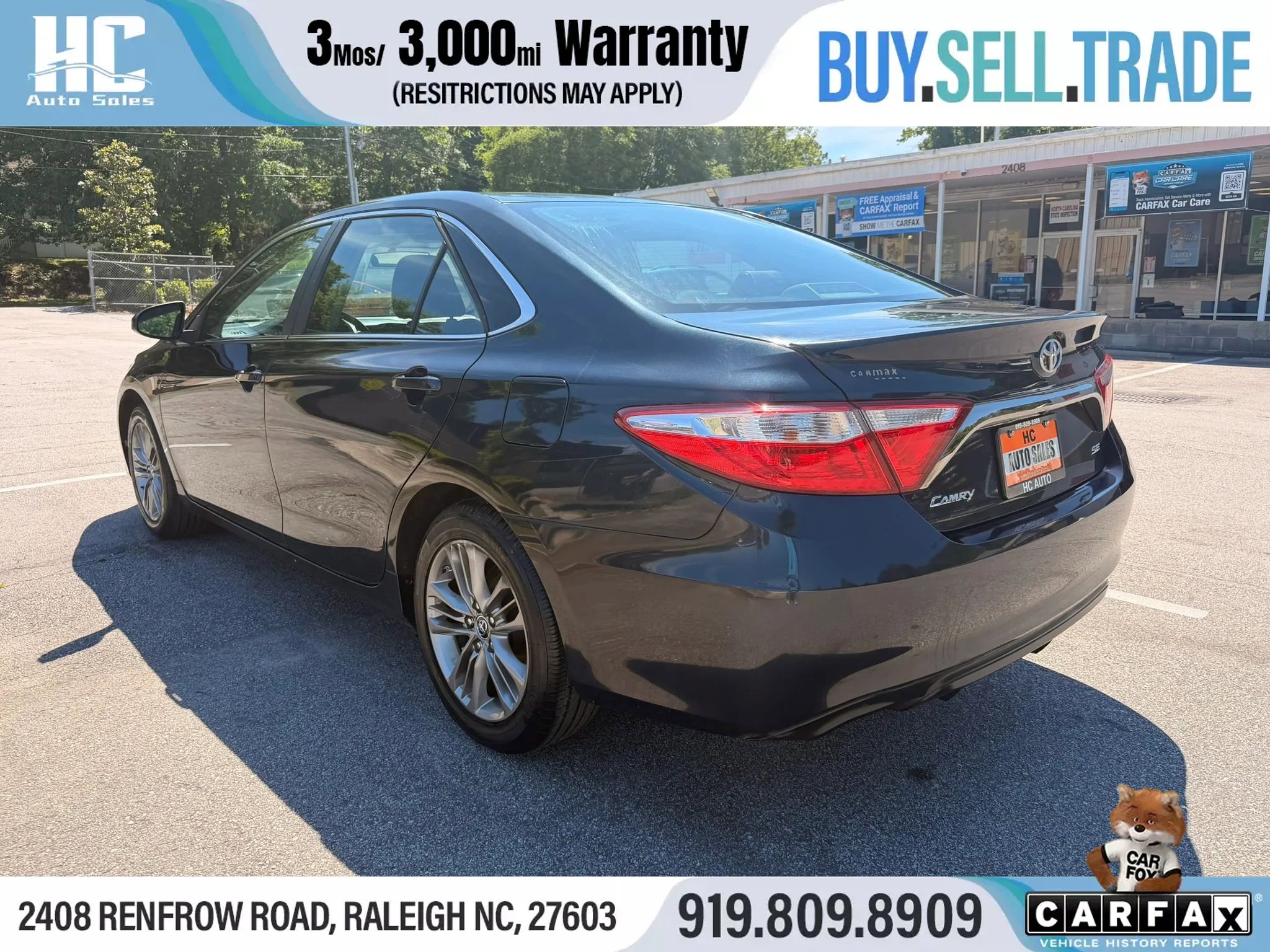Used 2016 Toyota Camry SE FWD image 3