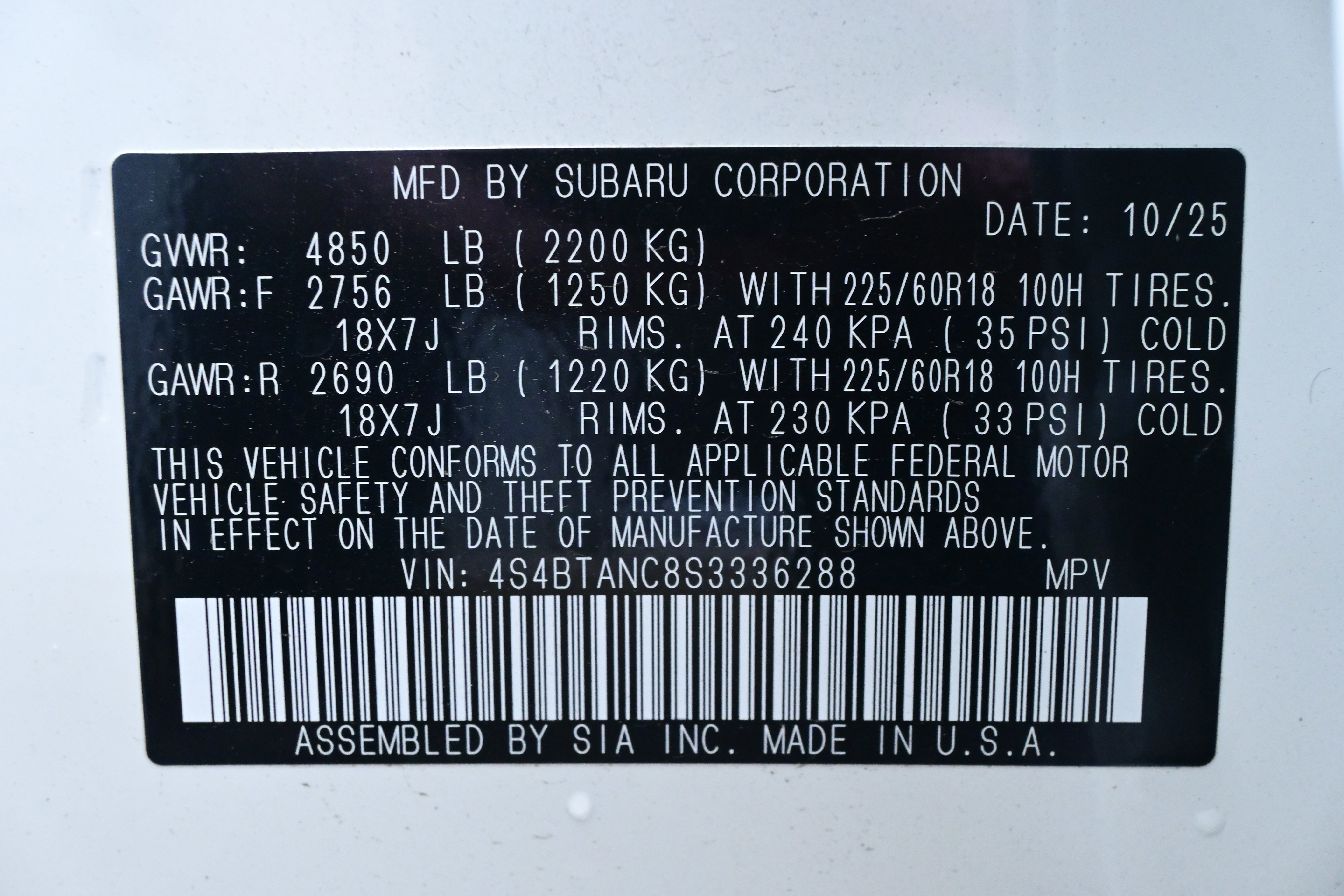 Certified 2025 Subaru Outback Limited image 37
