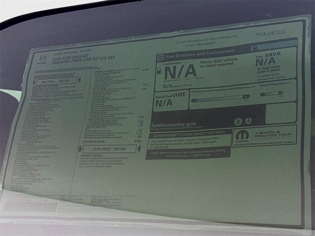 New 2026 RAM 5500 Big Horn 84CA Dually image 20