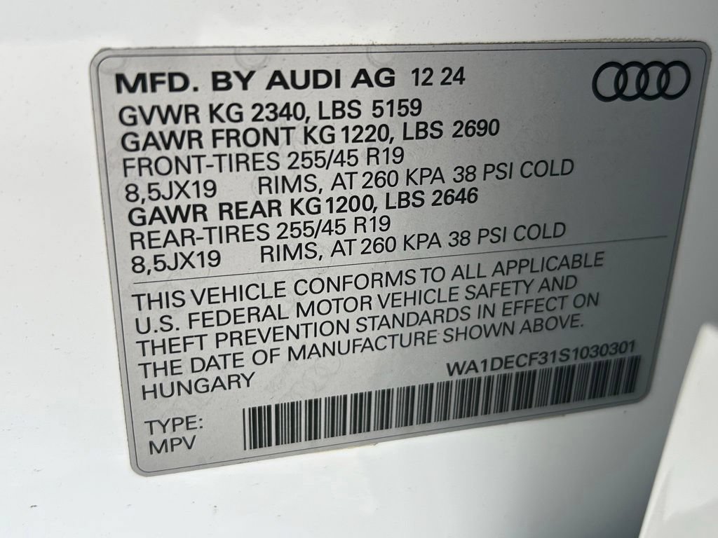 Used 2025 Audi Q3 2.0T Premium w/ Convenience Package AWD/4WD image 67