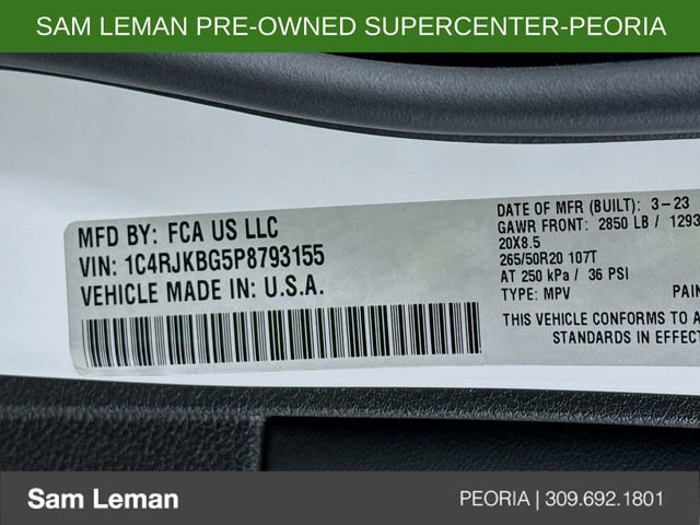 Used 2023 Jeep Grand Cherokee L Limited image 32