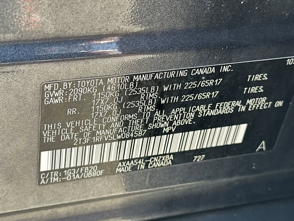 Certified 2020 Toyota RAV4 LE image 31