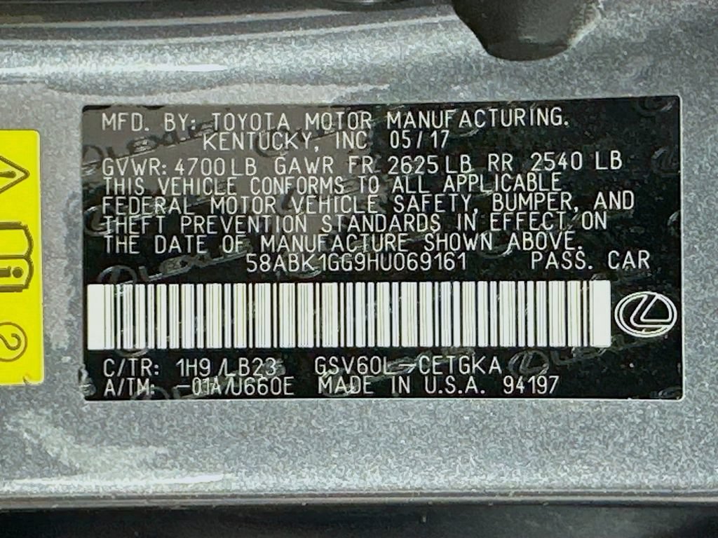 Used 2017 Lexus ES 350 w/ Luxury Package FWD image 33