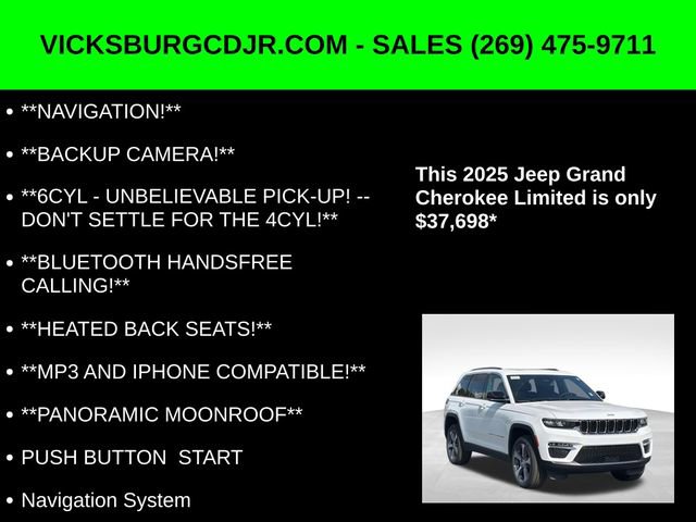 New 2025 Jeep Grand Cherokee Limited image 5