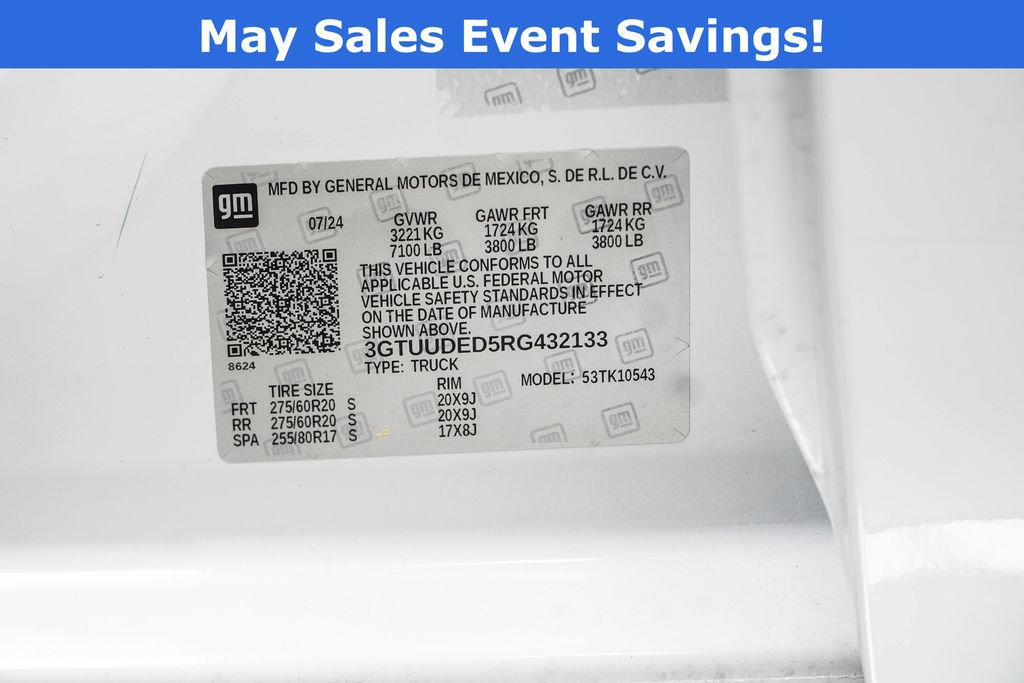 Used 2024 GMC Sierra 1500 SLT w/ SLT Premium Plus Package AWD/4WD image 46