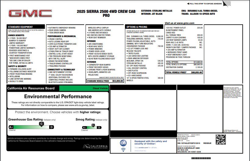 New 2025 GMC Sierra 2500 Pro w/ Convenience Package image 2