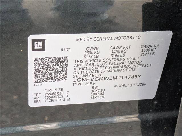 Used 2021 Chevrolet Traverse LT w/ LPO, Cargo Package image 25