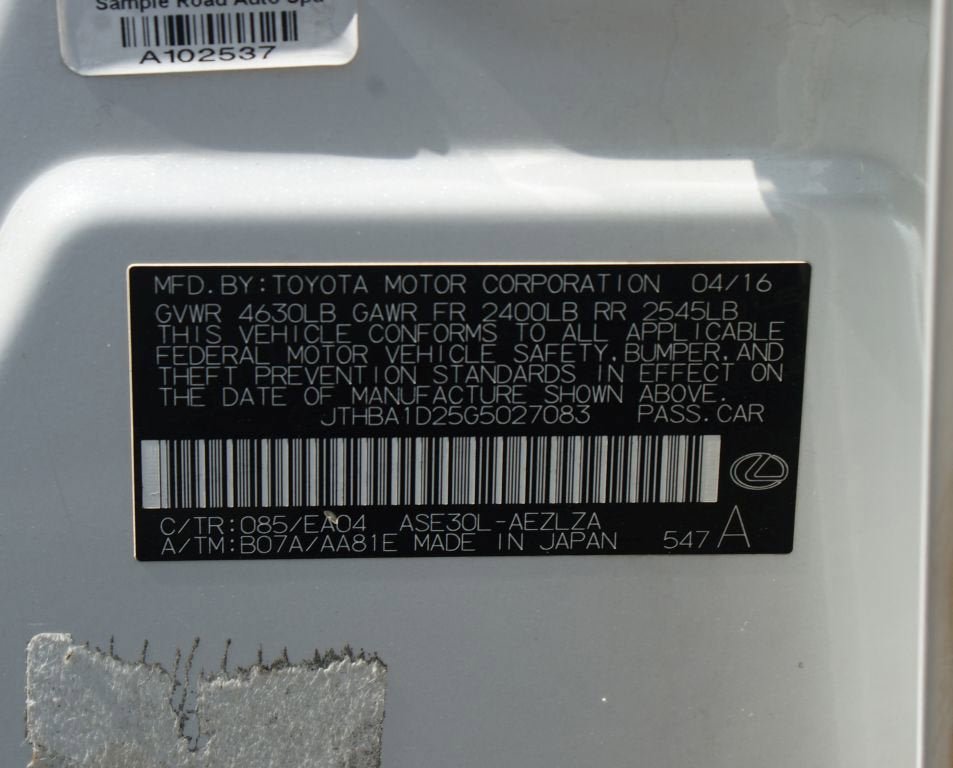 Used 2016 Lexus IS 200t RWD image 25