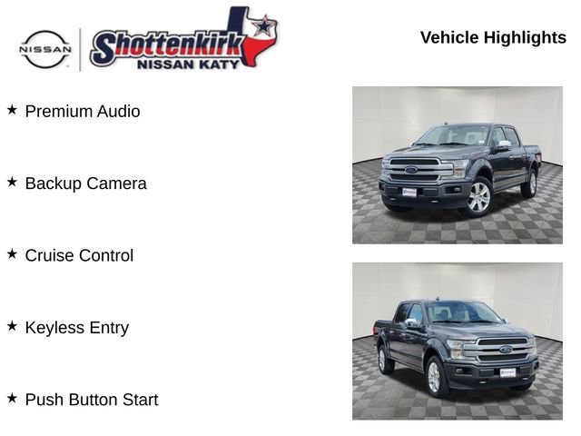 Used 2018 Ford F150 Platinum w/ Equipment Group 701A Luxury image 12