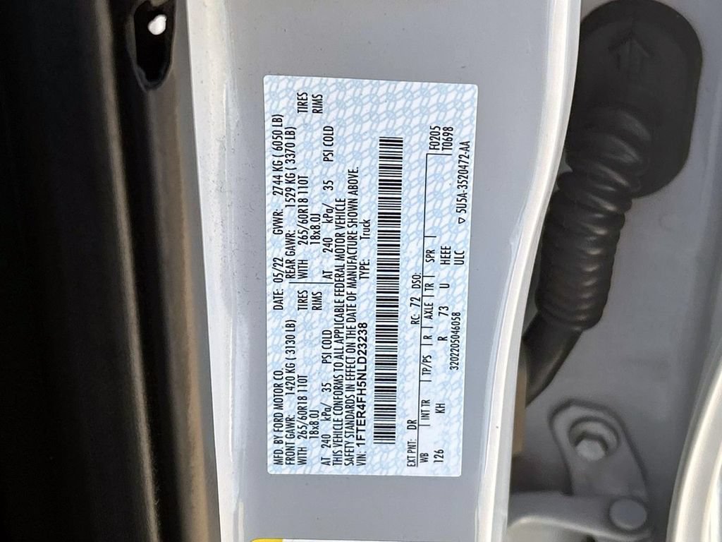 Used 2022 Ford Ranger Lariat w/ Equipment Group 501A High AWD/4WD image 14