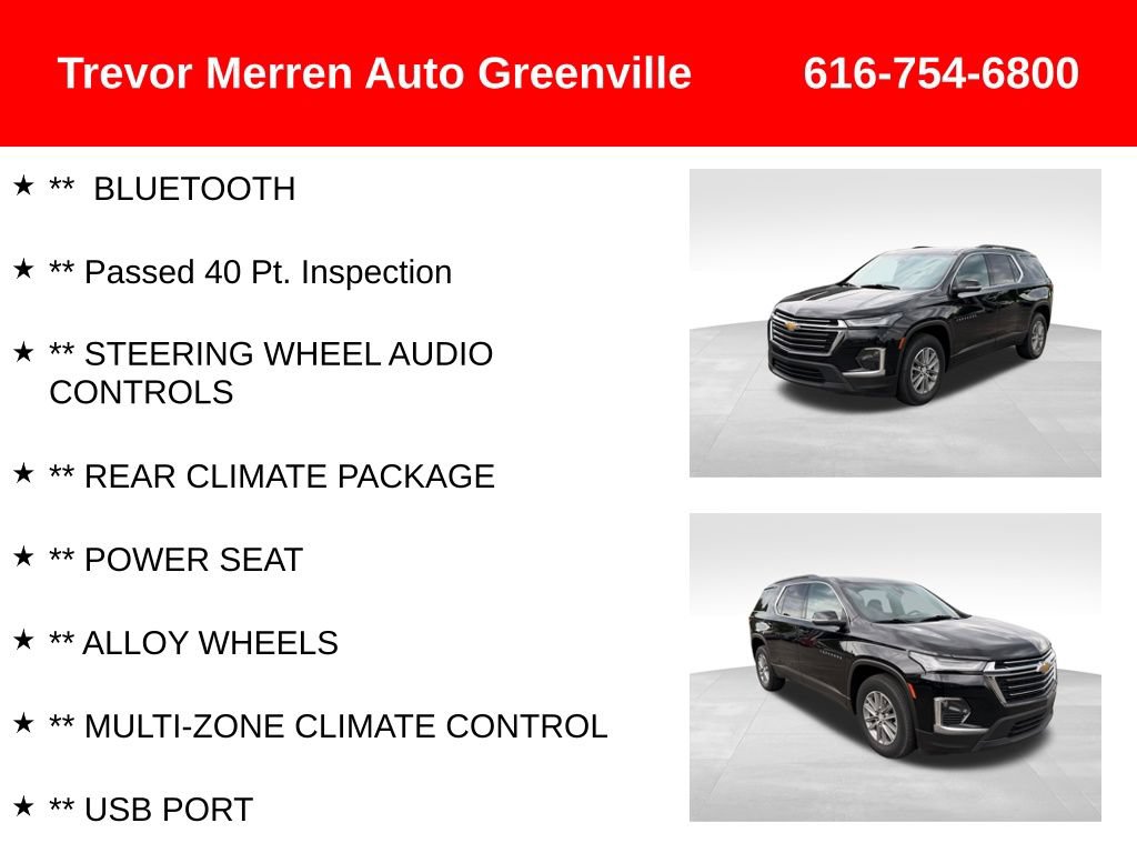 Used 2023 Chevrolet Traverse LT AWD/4WD image 13