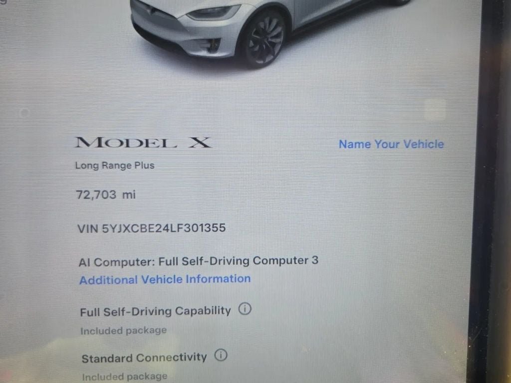Used 2020 Tesla Model X AWD/4WD image 4