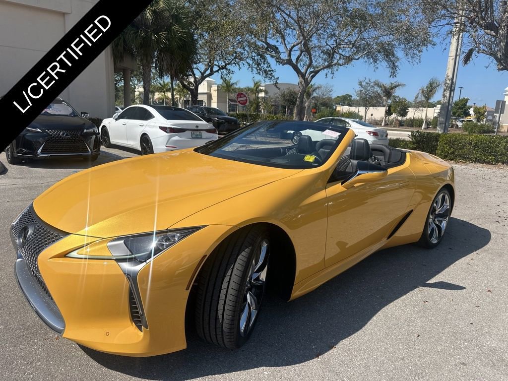 Certified 2021 Lexus LC 500 Convertible w/ Touring Package image 43