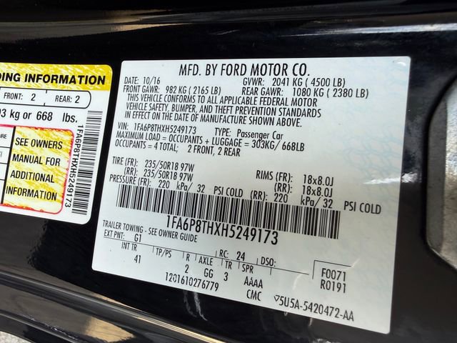 Used 2017 Ford Mustang Premium image 34