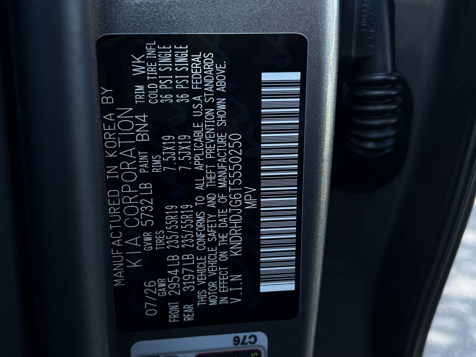 New 2026 Kia Sorento EX AWD/4WD image 36