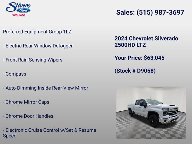 Used 2024 Chevrolet Silverado 2500 LTZ w/ LTZ Convenience Package AWD/4WD image 22