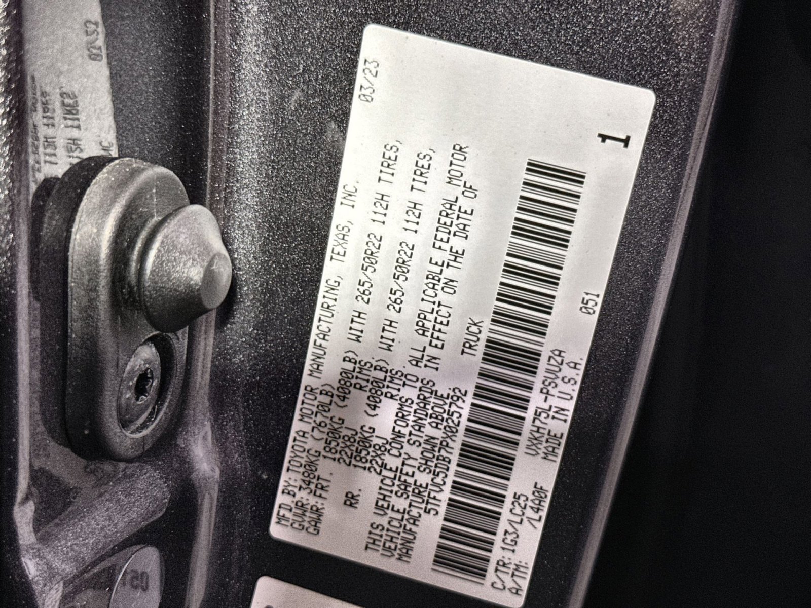 Used 2023 Toyota Tundra Capstone image 41