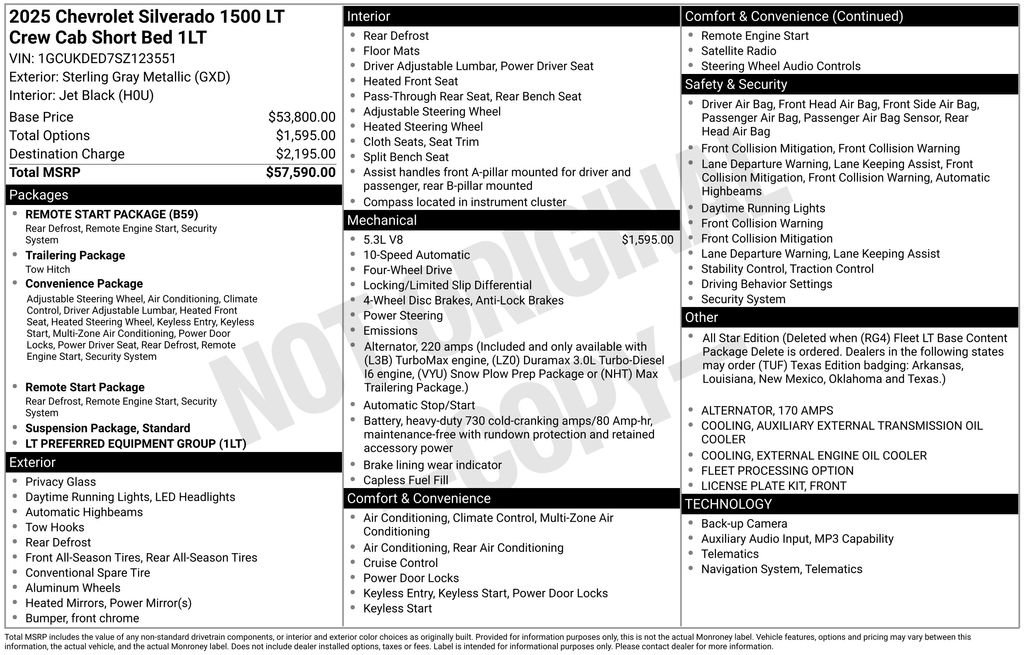 Used 2025 Chevrolet Silverado 1500 LT AWD/4WD image 4