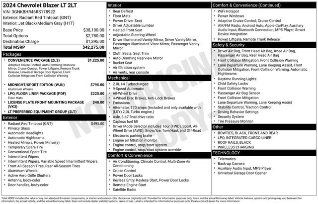 Certified 2024 Chevrolet Blazer LT w/ Convenience Package video 2