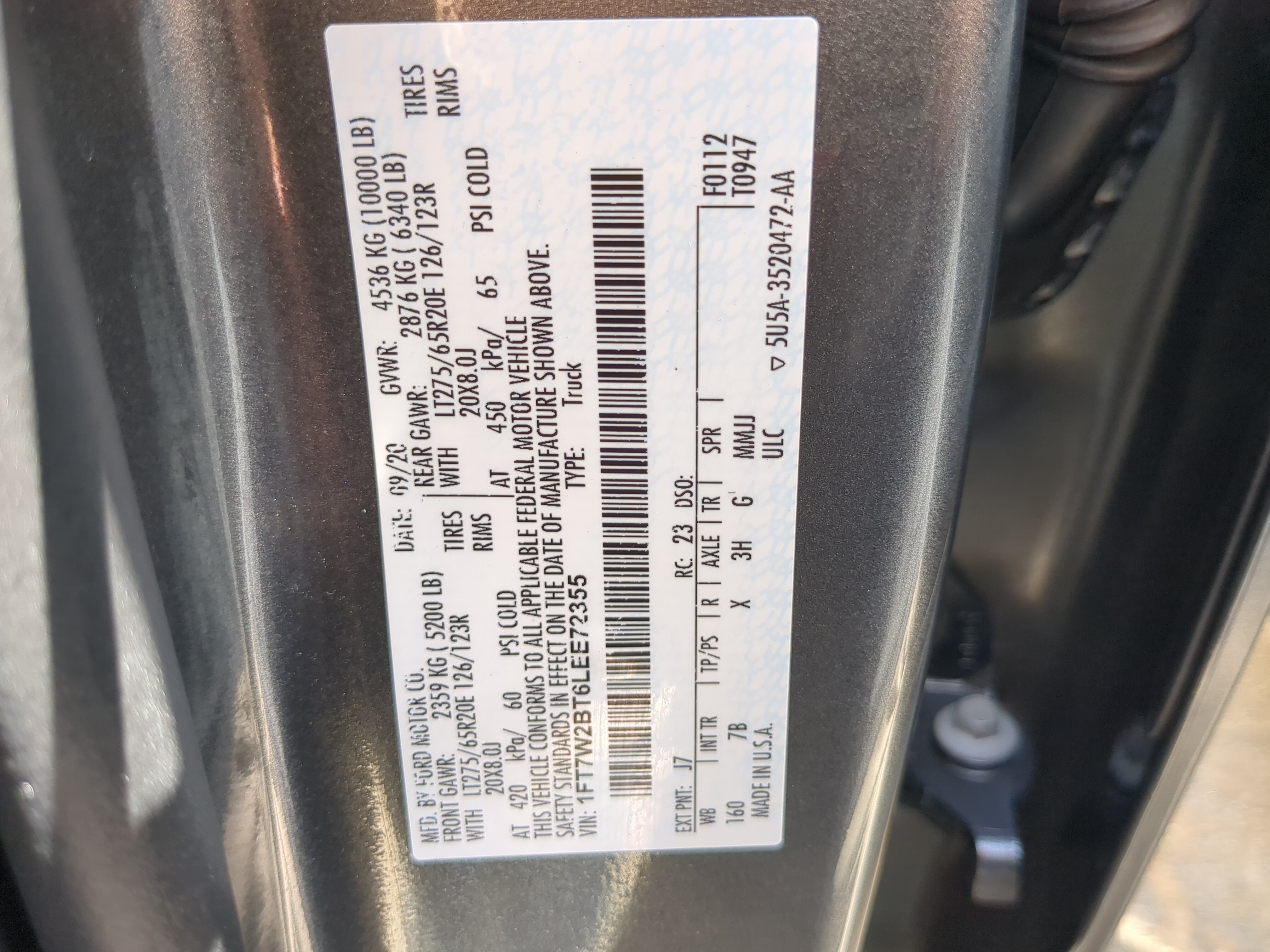 Certified 2020 Ford F250 Platinum AWD/4WD image 29