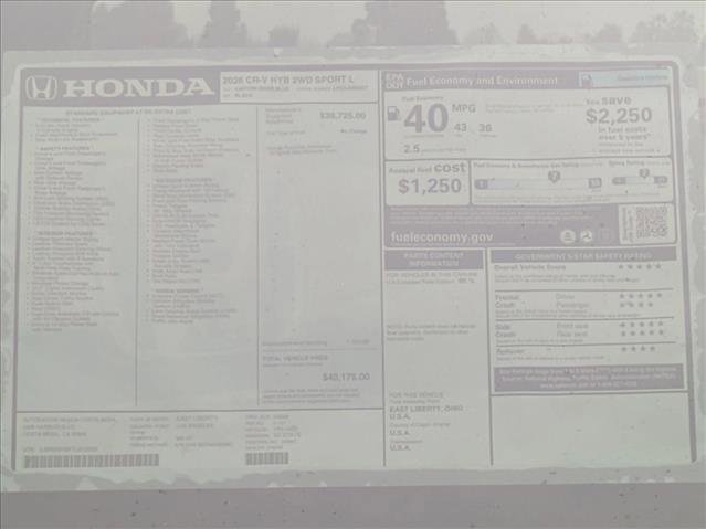 New 2026 Honda CR-V Sport-L image 17