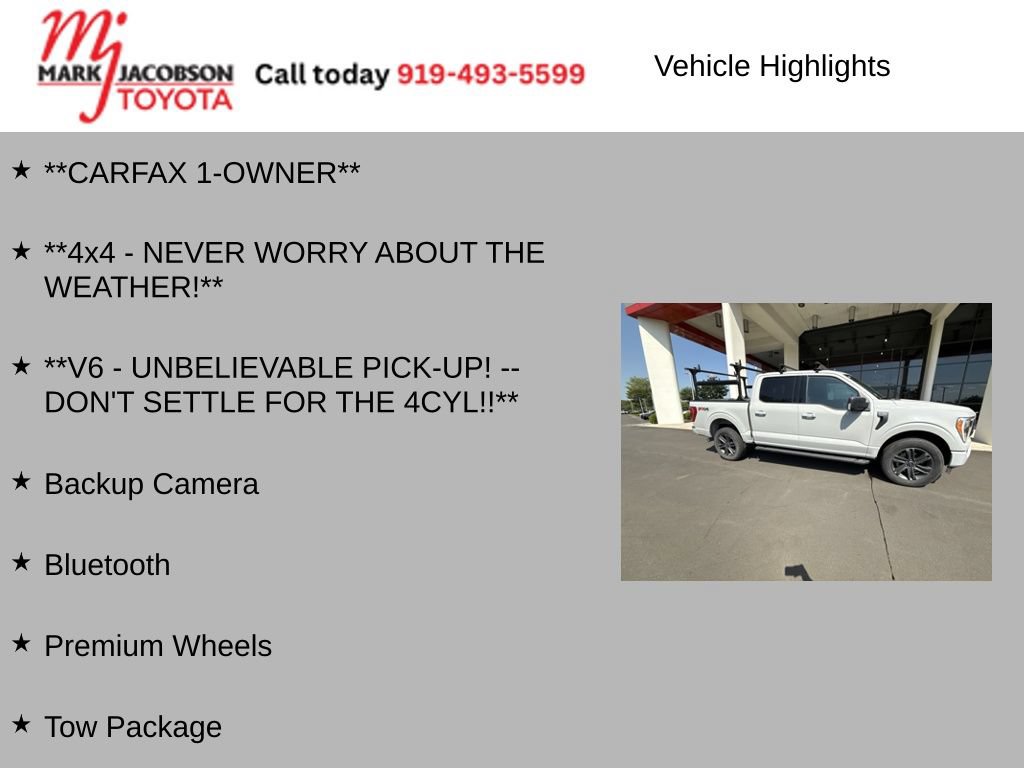 Used 2023 Ford F150 XLT w/ Equipment Group 302A High AWD/4WD image 7