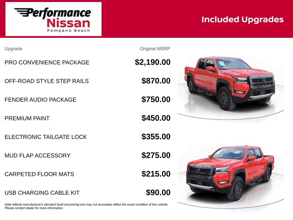 Certified 2025 Nissan Frontier Pro-X w/ Pro Convenience Package image 8