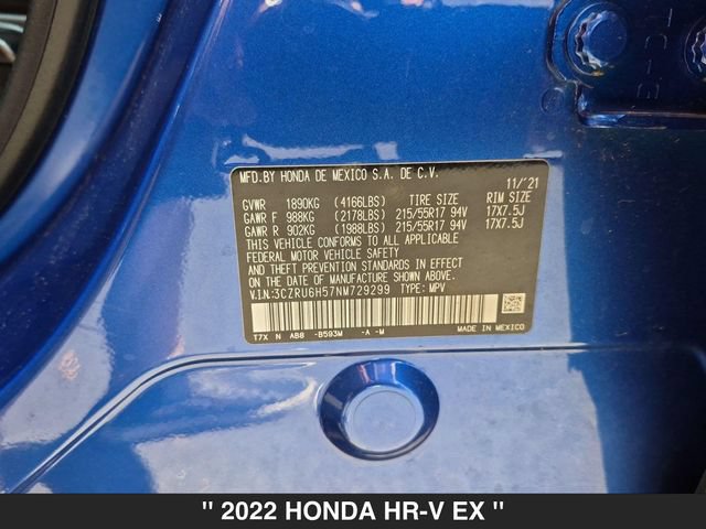 Used 2022 Honda HR-V EX image 34